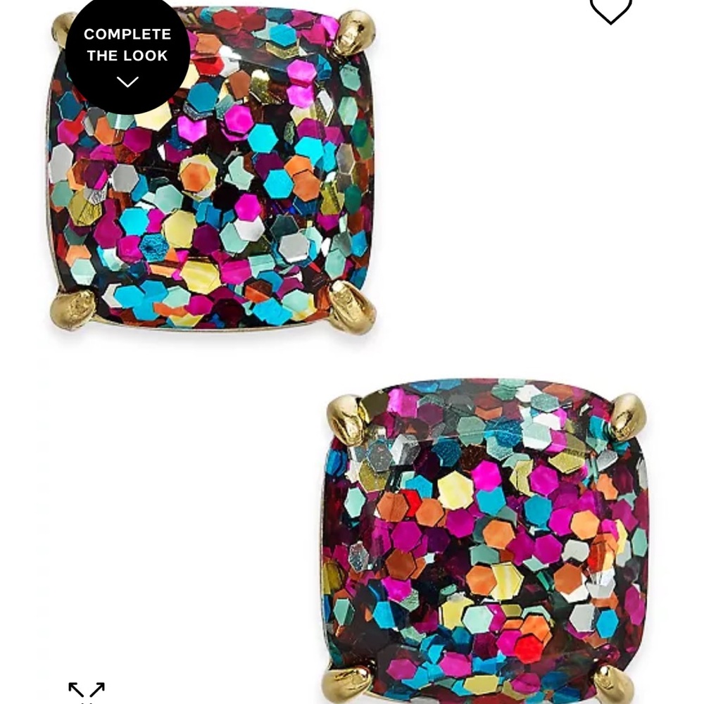 Kate Spade Multicolor Glitter Stud Earrings